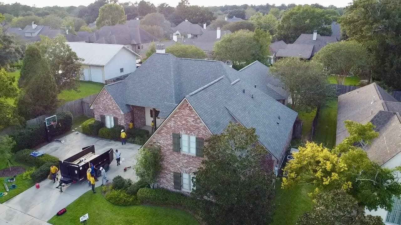 Storm Damage Restoration by Advanced Exteriors in Baton Rouge LA